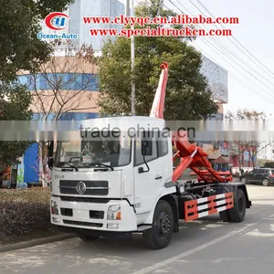 Dongfeng Kingrun 10m3 Hydraulic Lifter Garbage Truck for Sale thumbnail-1