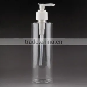 2014 the Latest 250ML PET Transparent Bottle/ Plastic Shampoo Bottle/ /lotion Bottle/squeeze Bottle With Pump Spray thumbnail-1