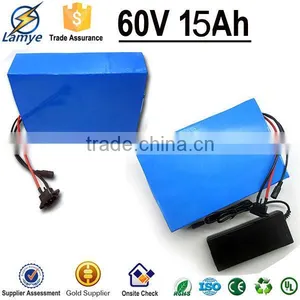 Gold Supplier 3.7V 18650 Cell 60V 15Ah Electric Motorcycle Battery Pack With BMS 14.8v li Ion Battery Pack thumbnail-6