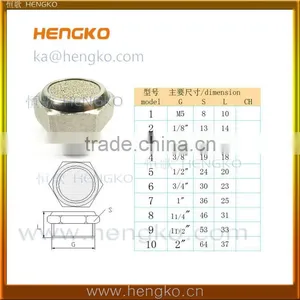 Sintered SS 316L Stainless Steel Silencing Pneumatic thumbnail-2