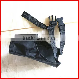 Black Pet Adjustable Dog Muzzle Fabric Nylon Comfortable Soft No Bark Bite Chew thumbnail-6