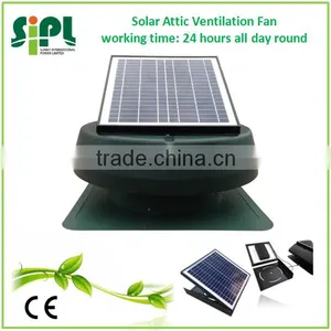 CE Certificated Solar Energy Powered Attic Air Ventilation Roof Fan With Solar Battery System thumbnail-3