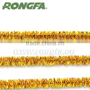 Cheap Price Golden Tinsel Craft Pipe Cleaners thumbnail-2