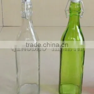 Glass Swing Top Spices Square Round Bottle(HLTH-L020) thumbnail-3