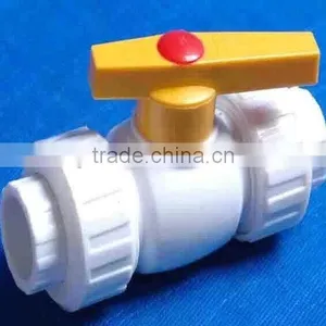 Water Supply Plastic Injection, Pipe Fitting , Ppr Double Union Ball Valves for Cold Water thumbnail-4