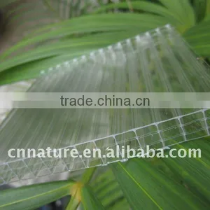 Clear 4 Layers Polycarobnate Hollow Sheet thumbnail-1