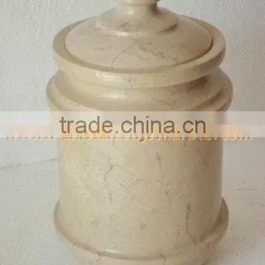 UNIQUE MARBLE CANDY JARS POTS HANDICRAFTS thumbnail-6