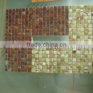 NATURAL STONE BEST PRICE LIGHT GREEN ONYX MOSAIC TILES COLLECTIONS thumbnail-6