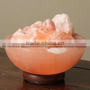 UNIQUE CRAFTED BOWLS SALT LAMPS thumbnail-1