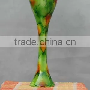2015 Fashion Design Fiberglass Paint Tall Flower Vase for Sale thumbnail-4