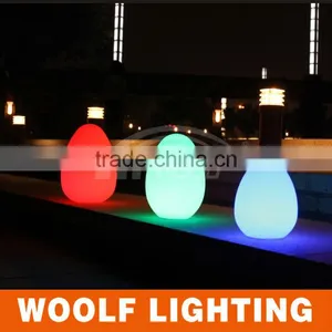 Plastic Rechargeable 16 Colors RGB Waterproof LED Peach Light thumbnail-1