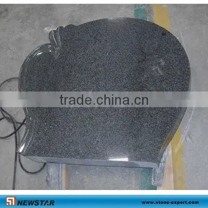 Chinese G654 Granite Tombstone thumbnail-1