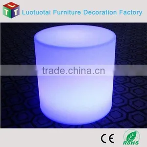 LED Home Furniture L40*W40*H40 Lighting Led Round Shaped Stool Chair thumbnail-4