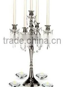 Newest! Wedding Crystal Candelabra, Crystal Hanging Candelabra, Crystal Garland Hanging Candelabra thumbnail-4