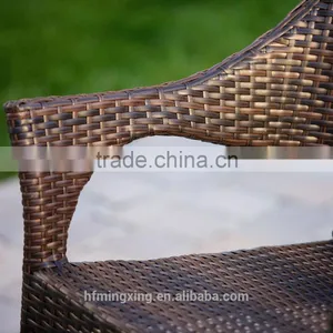 Outdoor Patio Wicker Arm Chair thumbnail-3