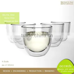 2016 Newly Designed Double Wall Wholesale Blown Glass thumbnail-3