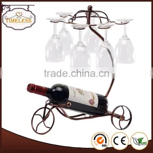 Tricycle Design Glass and Wine Bottle Display Rack thumbnail-1