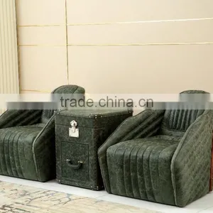 2016 Luxury Stainless Steel Leisur Sofa for Whole Sale C698# thumbnail-1