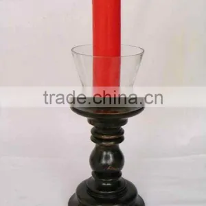 Antique Wooden Candle Stands,Designer Mango Wood Candle Stand,Wooden Candle Stand,Home Decorative Candle Stand,Candle Holders thumbnail-1