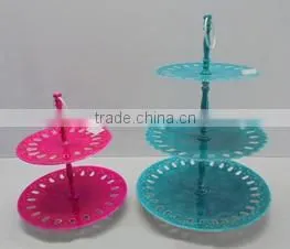 Coloured Metal Cake Stand thumbnail-1