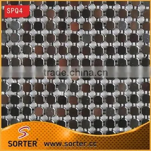 Aluminum Sequin Fabric For Shower Curtains Home Decoration Items thumbnail-5