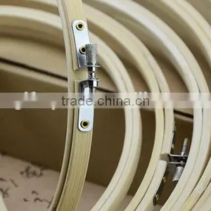 New Products High Quantity Bamboo Embroidery Hoop With Round Frame for Promotional Gifts Made in China thumbnail-1