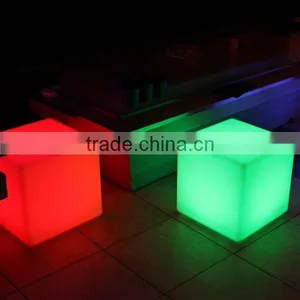 Plastic Cube Table/table Light Cube/lighted Plastic Led Cube thumbnail-1