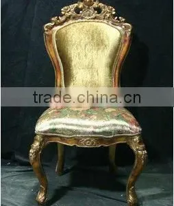 Antique Victorian Living Room Fabric Chair for Home Usage thumbnail-4