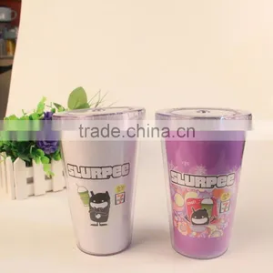 PS Double Wall 450ml Color Changing Tumbler With Oem Design thumbnail-2