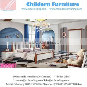RD9907 Hot Sale 2017classic Brown N White Traditional Matching Bedroom Cheap Home Furniture Queen Size King Size Bedroom Set thumbnail-1