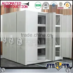 Double Side Office Filing Cabinet Library Mobile Shelving thumbnail-3