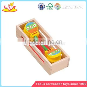 Wholesale Multiple Colour Wooden Handbell Percussion Toy Showy Wooden Handbell Percussion Toy for Child W07I033 thumbnail-6