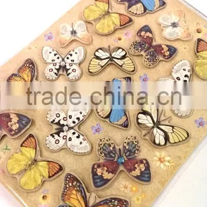 Lovely & Vivid Butterfly Sticker in Various Colors, Popular Scrapbooking Decorative Sticker thumbnail-3