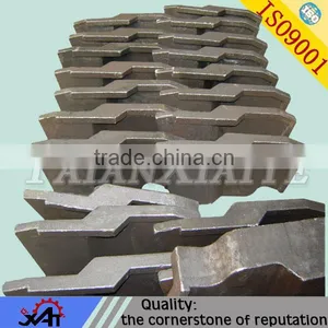 Carbon Steel Casting Cnc Machining Part Lost Wax Precision Casting for Mining Machinery Parts Back Plate thumbnail-1