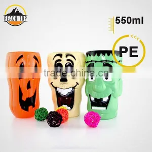 550ml BPA Free The Devil A Cup Halloween Cup Gost Face Cup thumbnail-1