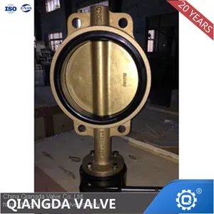 Concentric Wafer Rubber Seated Butterfly Valve With Lever Operated Manufacturer thumbnail-1