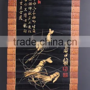Unique Natural Traditional Decorative Art Painting - Bamboo Carving thumbnail-3