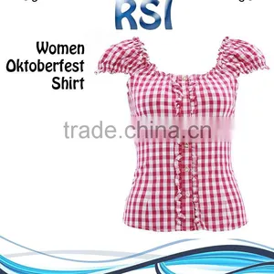 LADIES OKTOBERFEST GERMAN BAVARIAN SHIRT FOR WOMEN thumbnail-2