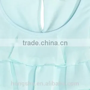 2016 Children Little Girls Flowy Tiered Sleeveless Top HST8035 thumbnail-6