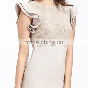 Domin Fashion Korean Dresses New Lady Lace Dress thumbnail-2