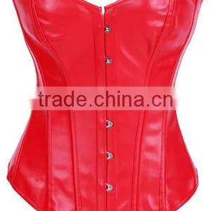 Manufacture Price Womens Leather Waist Trainer Corset/Bustiers for Weight Loss thumbnail-3