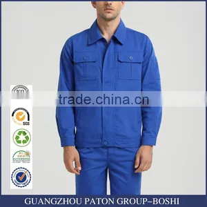 OEM Solid Color Long Sleeve Cotton Work Shirts Wholesale thumbnail-1