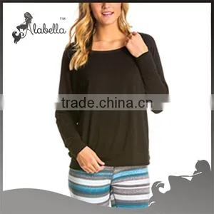 OEM Fitness Clothing Gym Shirt Women Dry Fit Shirt Jersey Long Sleeve Yoga Top thumbnail-1
