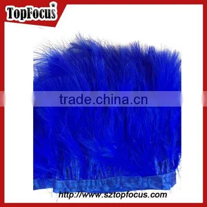 Costume Designing or Dress With Trimming Blue Ribbon Turkey Marabou Feather thumbnail-1