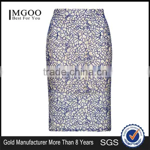 New Arrival Long Skirt Lady Cord Lace Pencil Skirt With High Waist Split See Through Clothes thumbnail-1