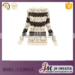 2106 New Christmas Women Pullover Sweater With Long Sleeve thumbnail-1