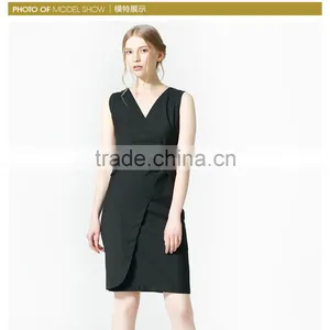 V-neck Elegant Sleeveless Summer Women's Dresses Sexy thumbnail-1