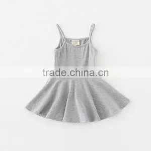 Latest New Design Cotton Spandex Infant Dresses Baby Little Girls Casual Summer Dresses thumbnail-3