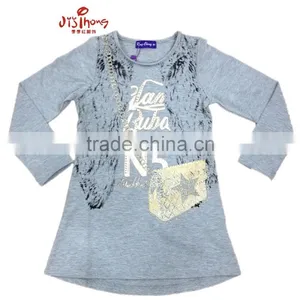 Casual Girl's Long T-shirt Stock Lot thumbnail-1