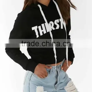 Runwaylover 141 2017 Ladies Fashion Short Style Printed Hoodie thumbnail-3
